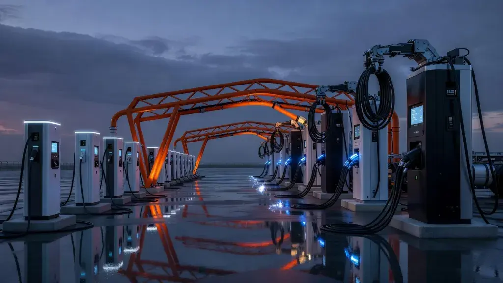 Kempower Charger Bridges Cars and Heavy Trucks on One Site